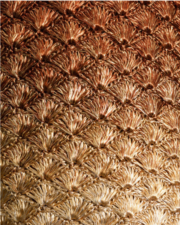 Alternative view of KAIA CLUTCH - GOLD & COPPER